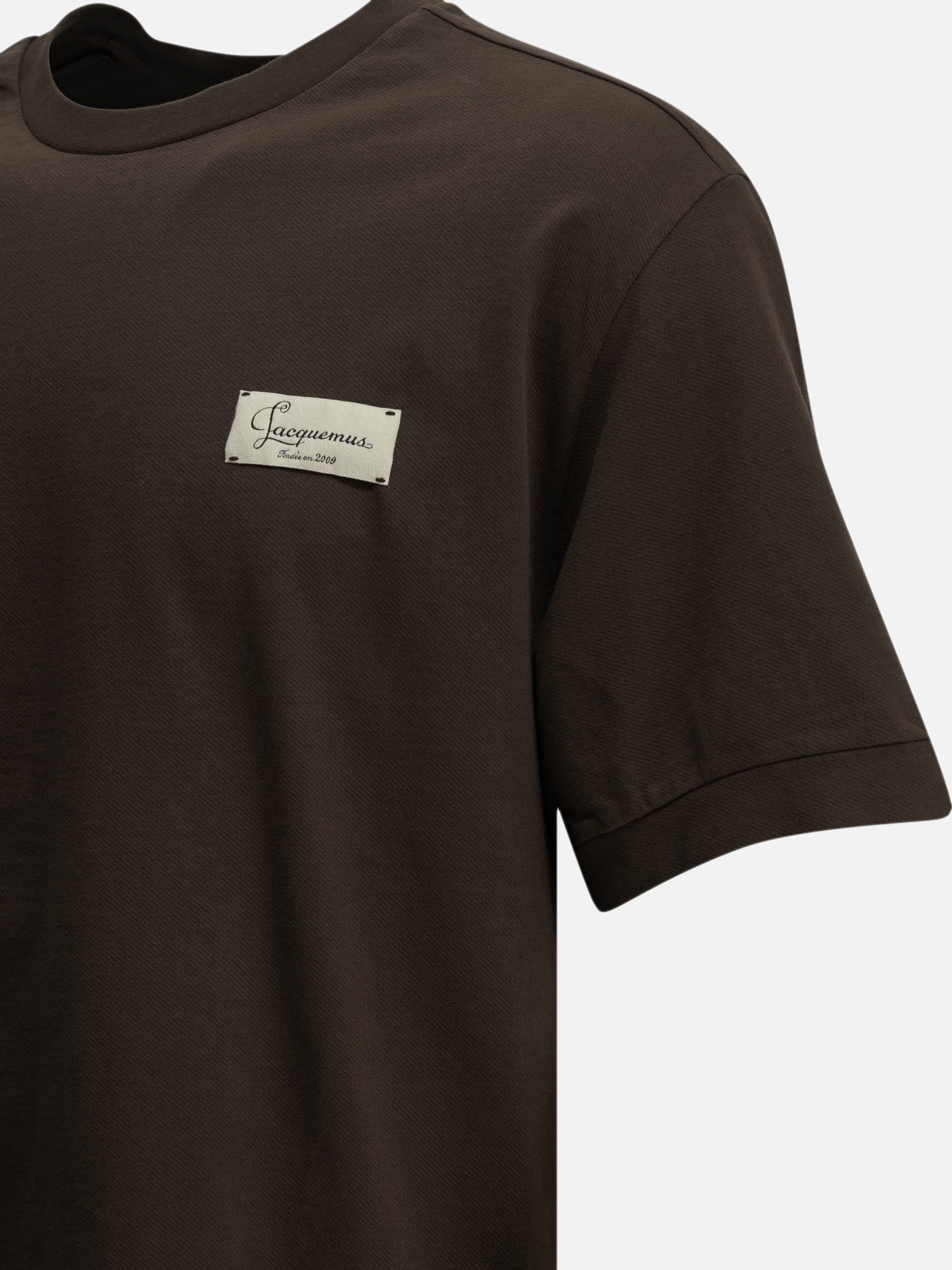Crewneck t-shirts Logo Brown - Jacquemus Men | PDP | VIETTI Online Store | Zoom-Modal_4