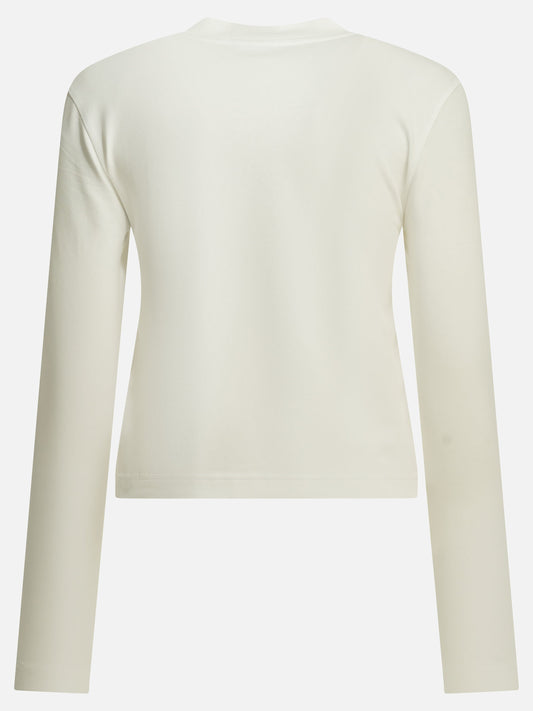 Crewneck t-shirts Logo White - Jacquemus Women | PLP | VIETTI Online Store | 2