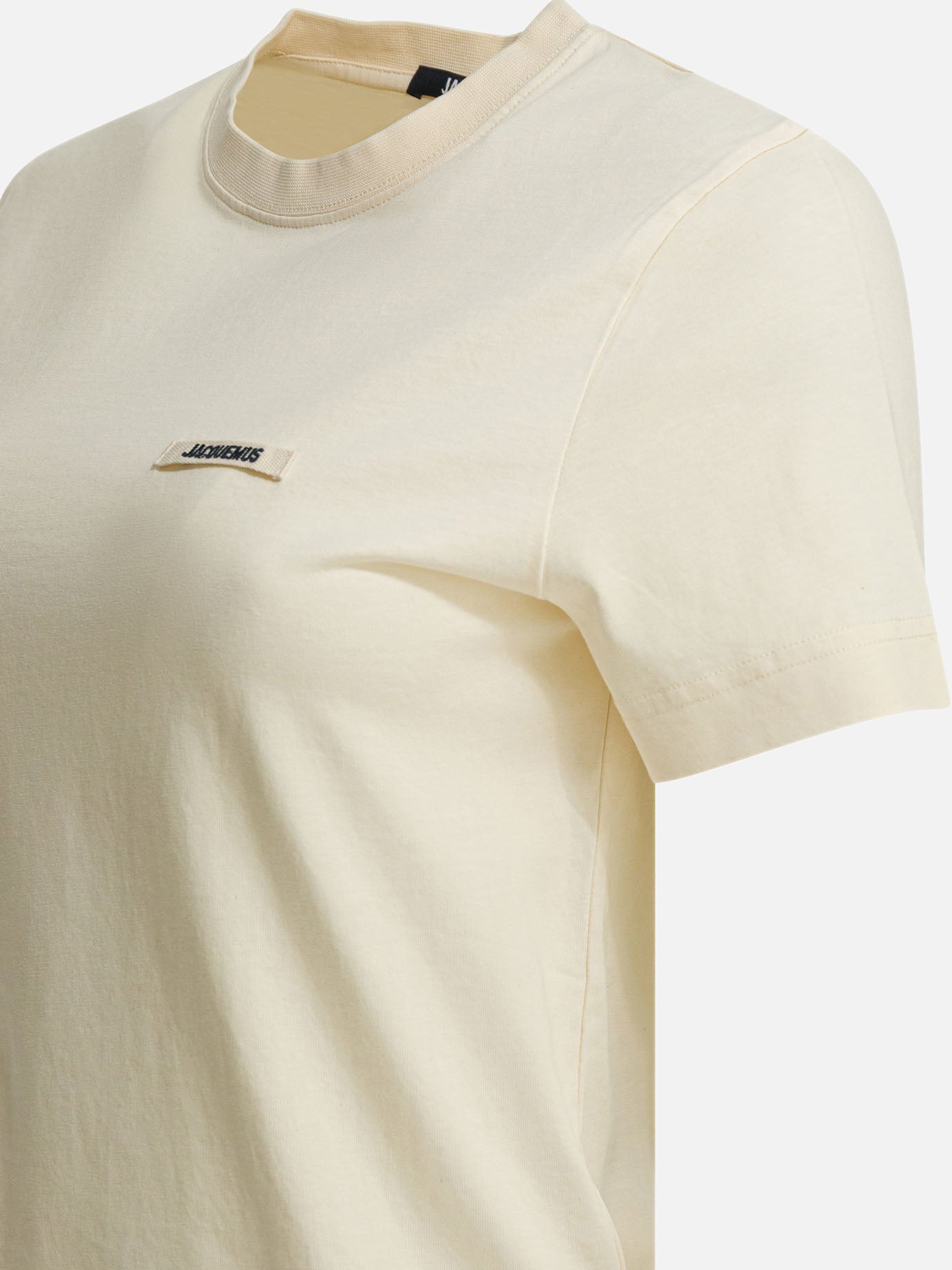 Crewneck t-shirts Logo Beige - Jacquemus Women | PDP | VIETTI Online Store | Zoom-Modal_4
