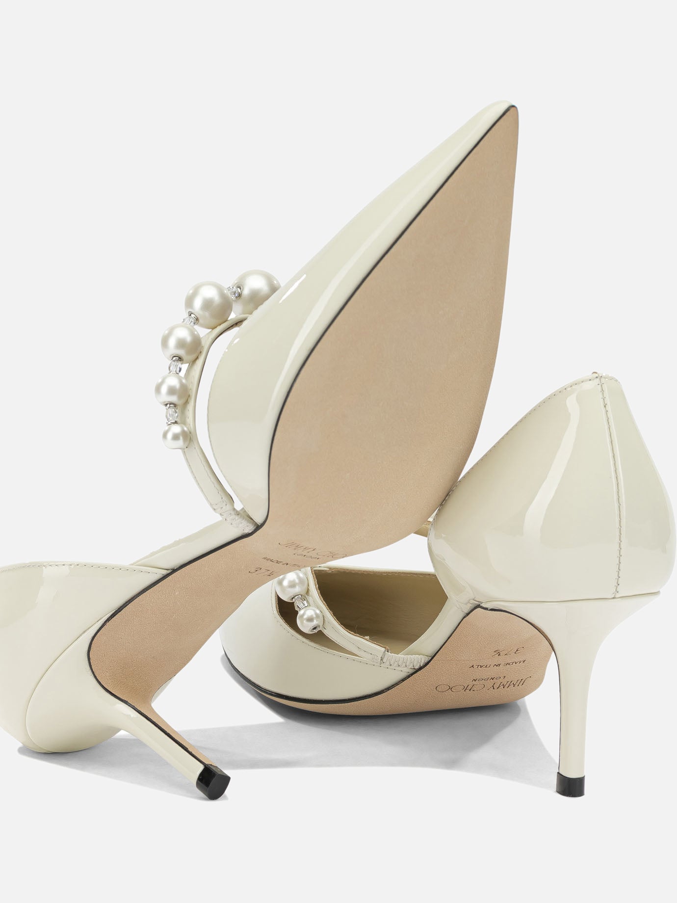 Pumps 98% calf leather 2% lamb leather - 100% calf leather White - Jimmy Choo Women | PDP | VIETTI Online Store | Zoom-Modal_5
