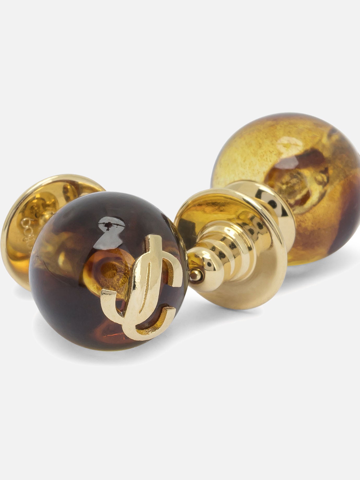 Earrings 50% brass 50% methacrylate Brown - Jimmy Choo Women | PDP | VIETTI Online Store | Zoom-Modal_2