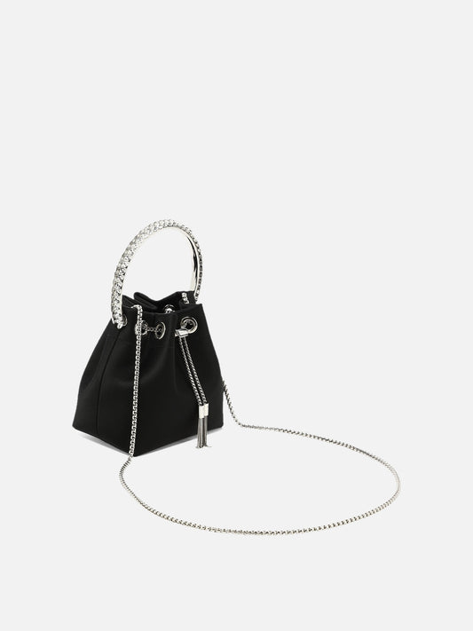 Mini bags 77% fabric 20% brass 3% acrylonitrile butadiene styrene Black - Jimmy Choo Women | PLP | VIETTI Online Store | 2