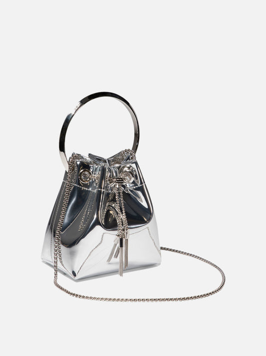 Mini bags 100% fabric Silver - Jimmy Choo Women | PLP | VIETTI Online Store | 2
