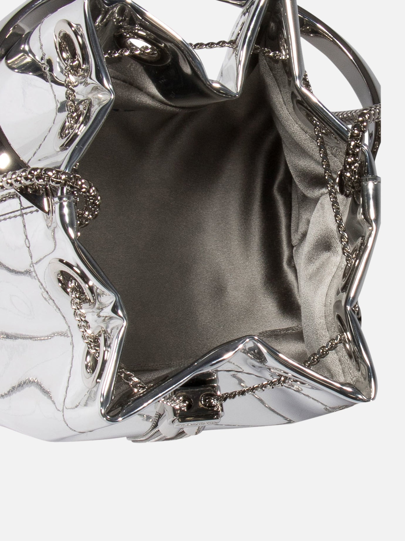 Mini bags 100% fabric Silver - Jimmy Choo Women | PDP | VIETTI Online Store | Zoom-Modal_5