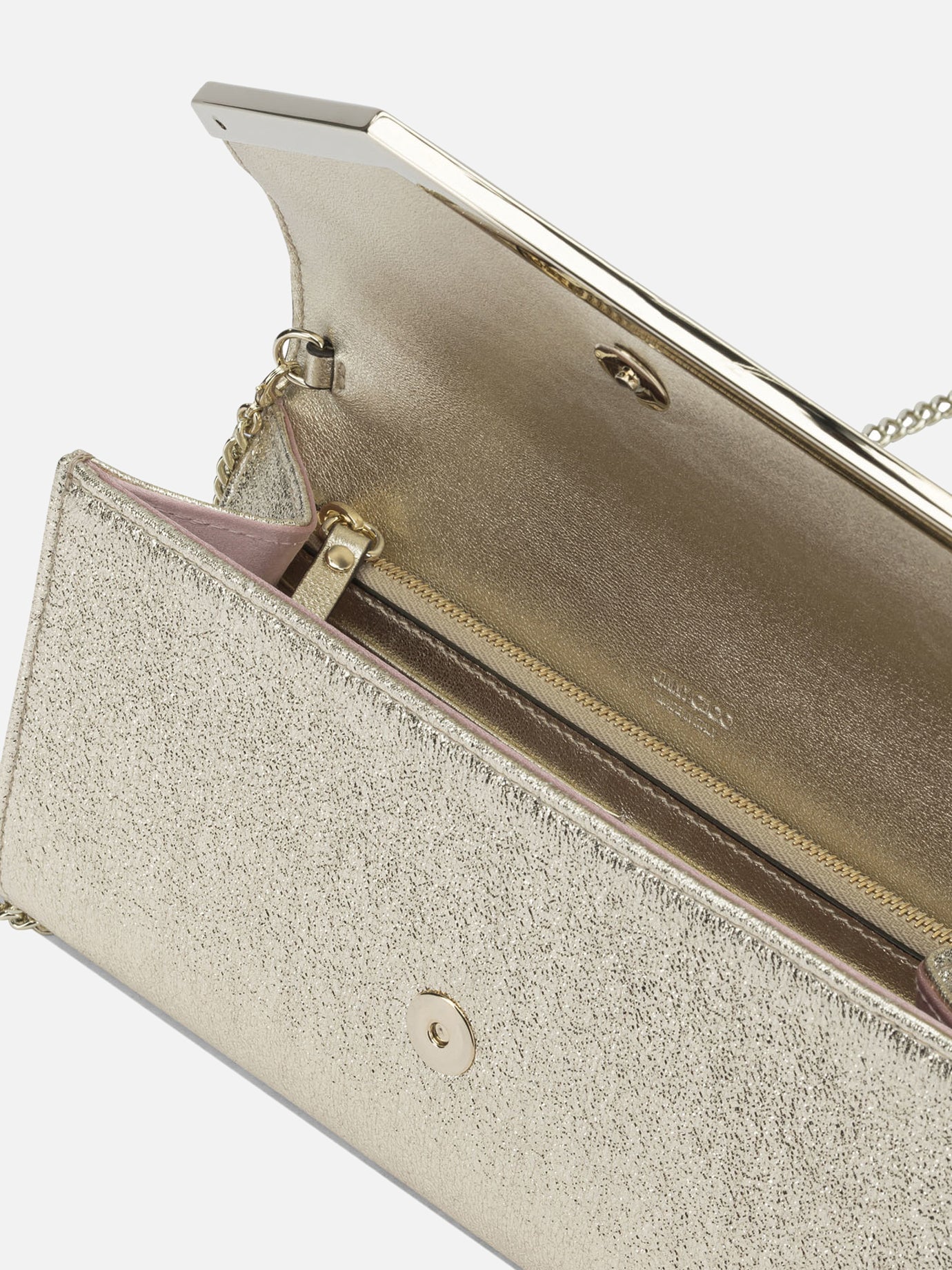 Pouch 55% calf 35% lamb 10% brass Gold - Jimmy Choo Women | PDP | VIETTI Online Store | Zoom-Modal_5