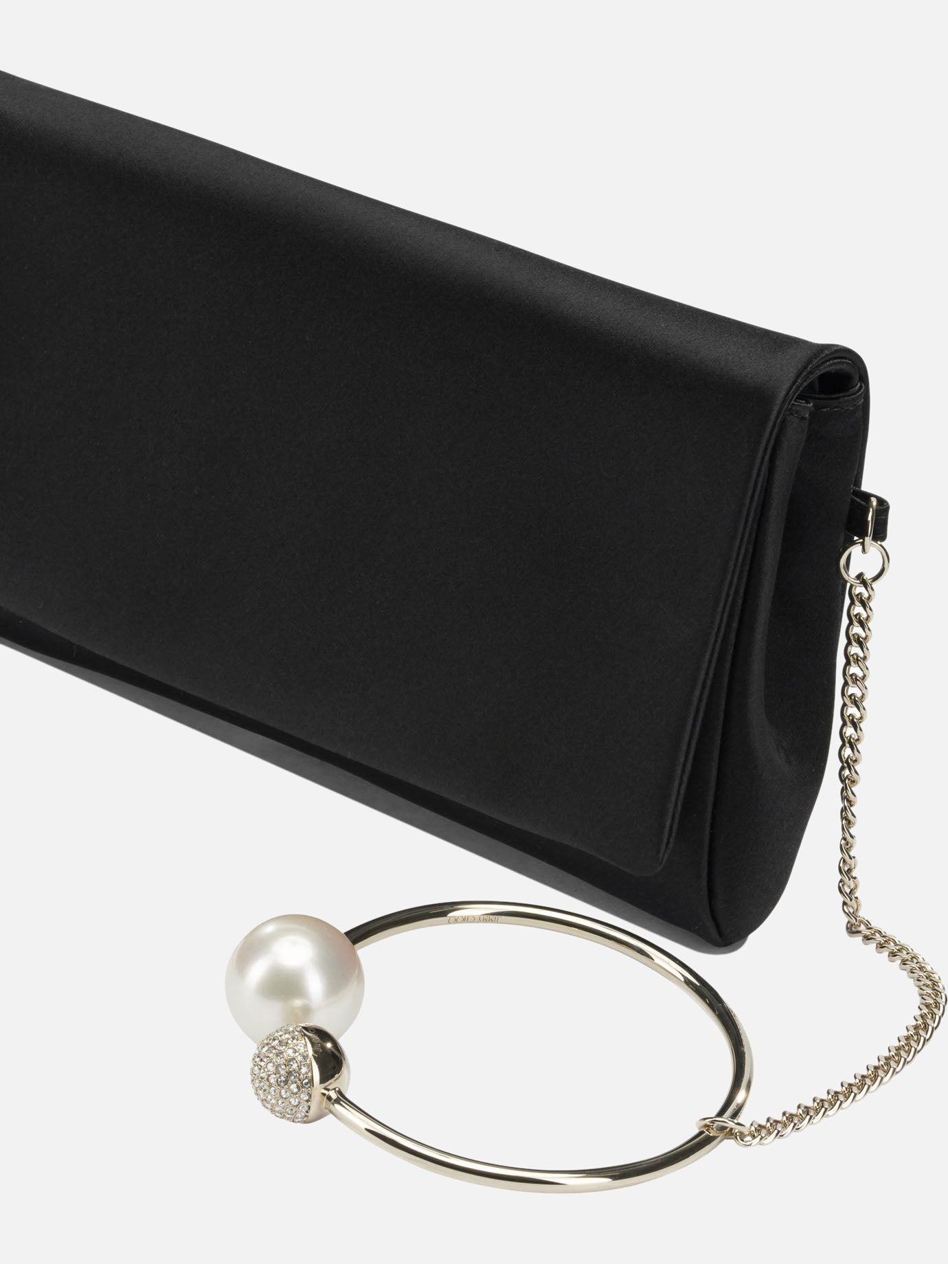 Pouch 100% leather Black - Jimmy Choo Women | PDP | VIETTI Online Store | Zoom-Modal_5