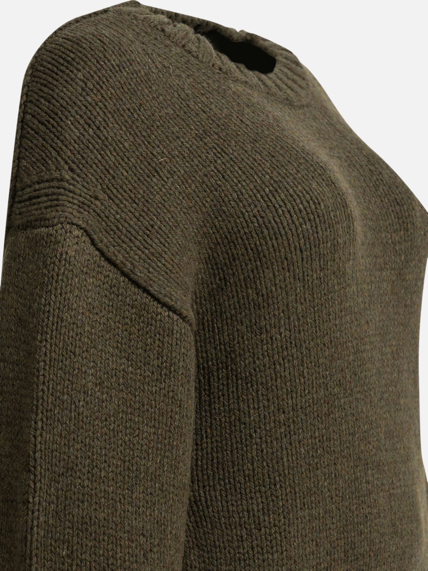 Crewneck sweaters Solid colour Green - Khaite Women | PDP | VIETTI Online Store | Zoom-Modal_4