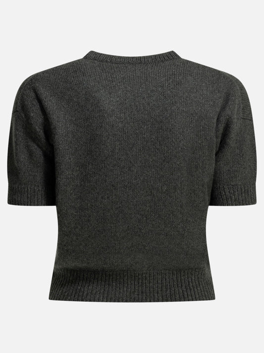 Crewneck sweaters Solid colour Grey - Khaite Women | PLP | VIETTI Online Store | 2
