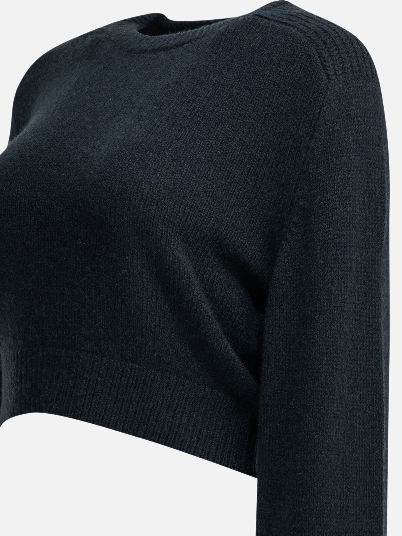 Crewneck sweaters Solid colour Blue - Khaite Women | PDP | VIETTI Online Store | Zoom-Modal_6