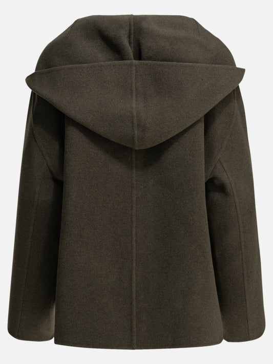 Quilted & Utility Jackets Solid colour Green - Khaite Women | PLP | VIETTI Online Store | 2