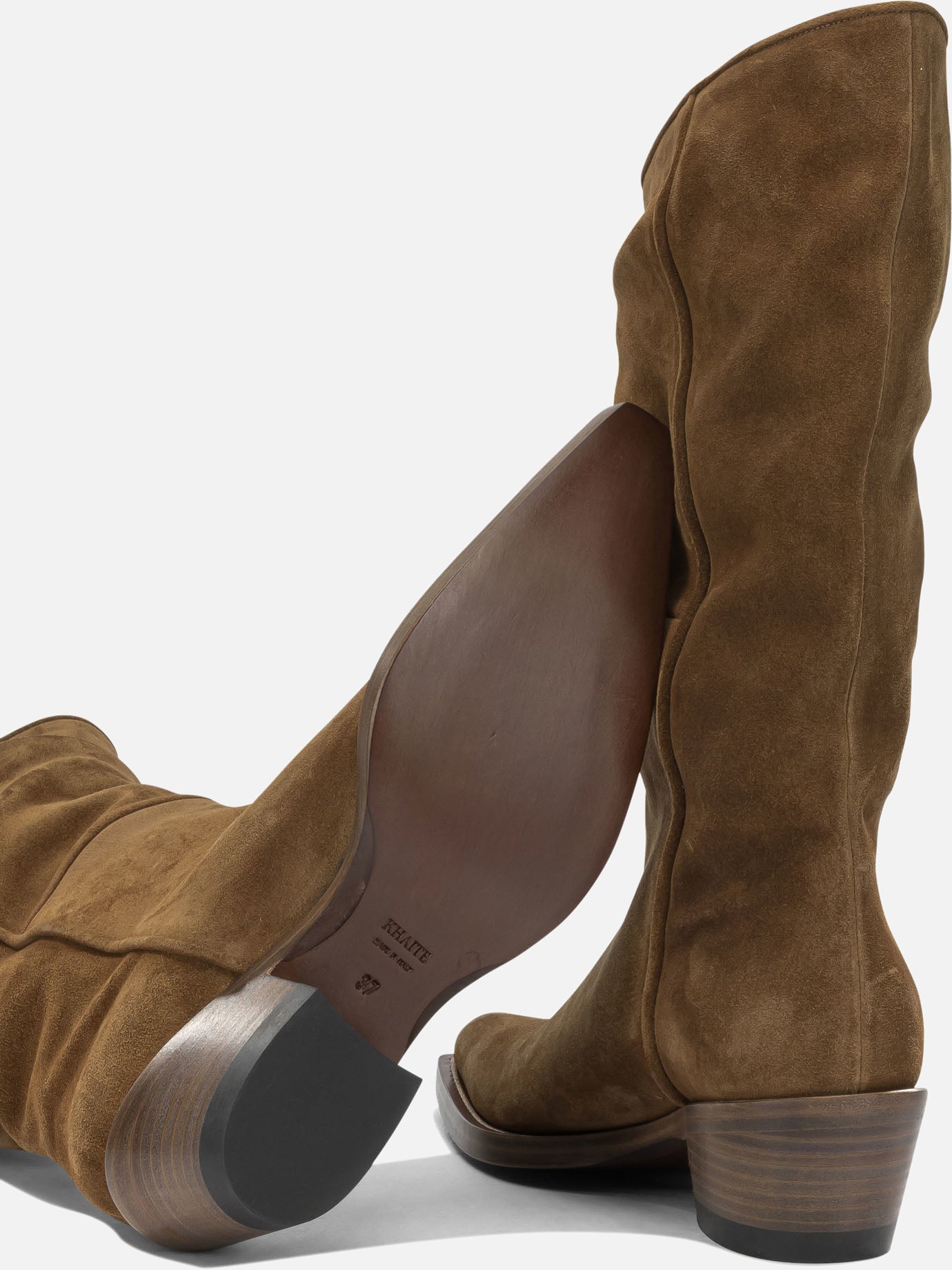 Cowboy 100% calf leather - 100% calf leather Brown - Khaite Women | PDP | VIETTI Online Store | Zoom-Modal_5