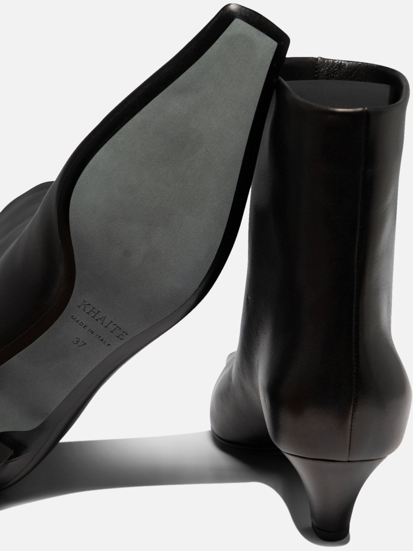 Pull-on boots 100% calf leather - 100% calf leather Black - Khaite Women | PDP | VIETTI Online Store | Zoom-Modal_5