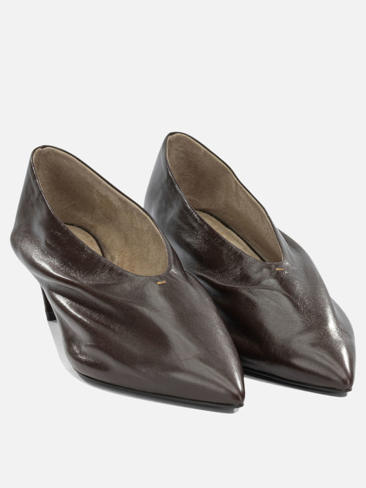 Pumps 100% calf leather - 100% calf leather Brown - Khaite Women | PLP | VIETTI Online Store | 2