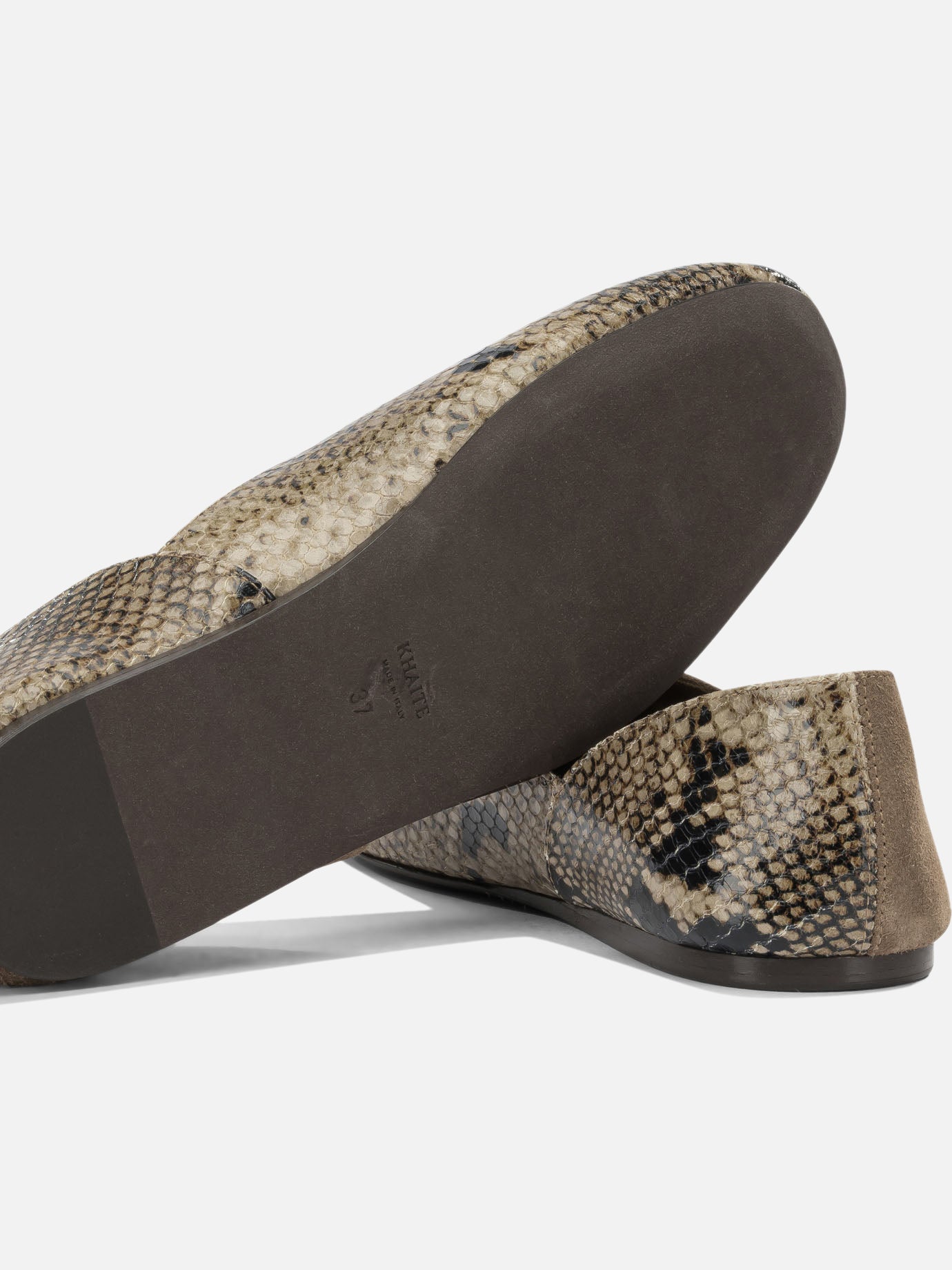 Classic ballet flats 100% calf leather - 100% calf leather Brown - Khaite Women | PDP | VIETTI Online Store | Zoom-Modal_5