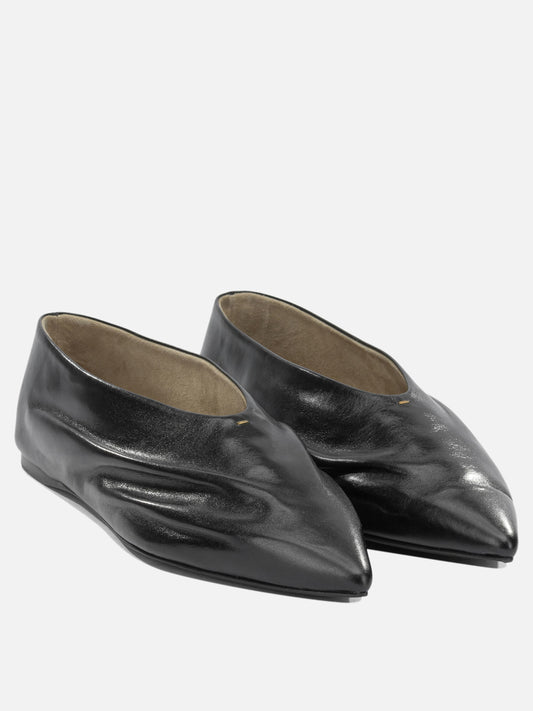 Classic ballet flats 100% calf leather - 100% calf leather Black - Khaite Women | PLP | VIETTI Online Store | 2