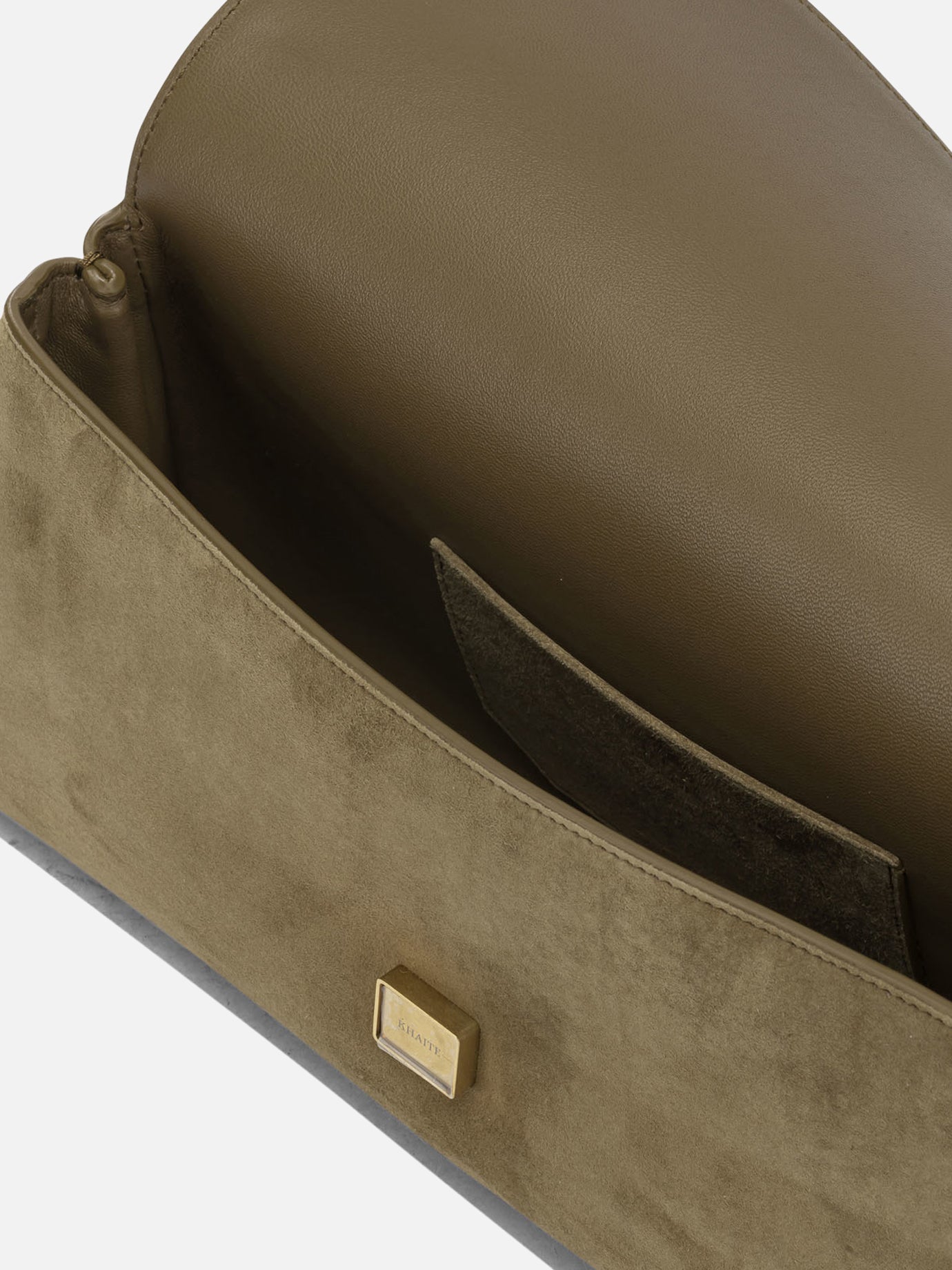 Pouch 100% baby calf leather Brown - Khaite Women | PDP | VIETTI Online Store | Zoom-Modal_5