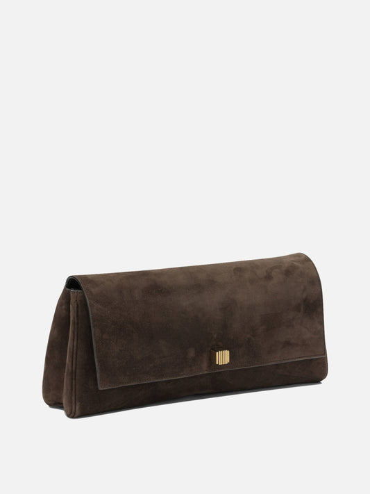 Pouch 100% baby calf leather Brown - Khaite Women | PDP | VIETTI Online Store | 2
