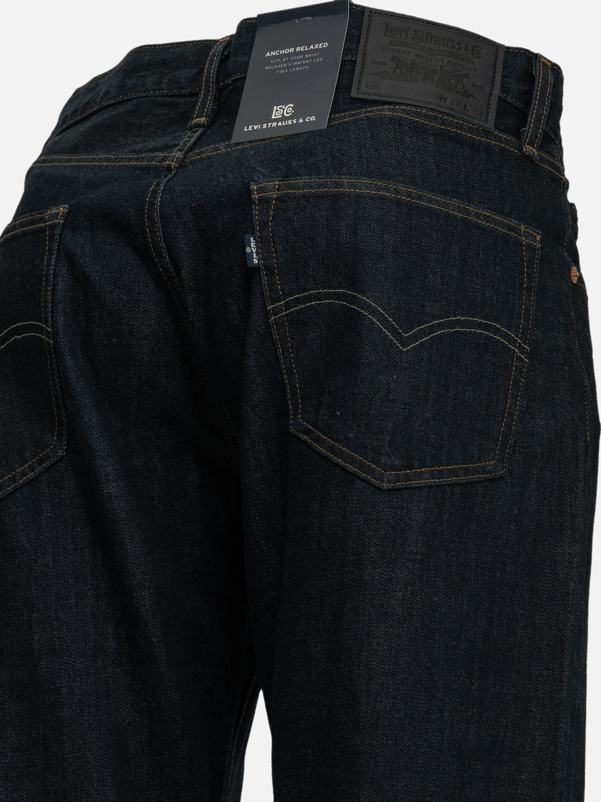 Levi's "Anchor Relaxed" Straight Leg Jeans Blue