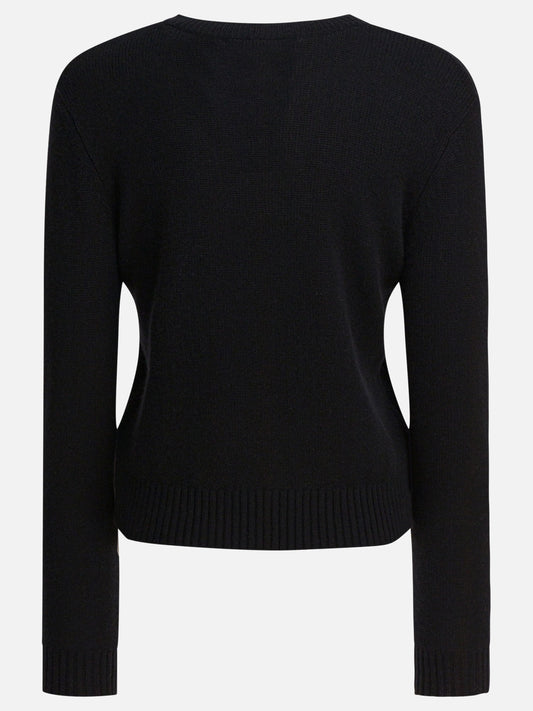 Lisa Yang "Mable" Crew-Neck Sweater Black