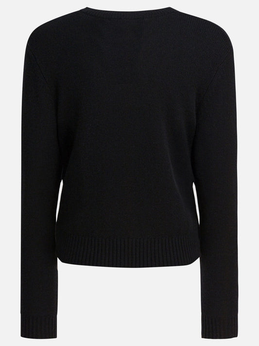 Lisa Yang "Mable" Crew-Neck Sweater Black