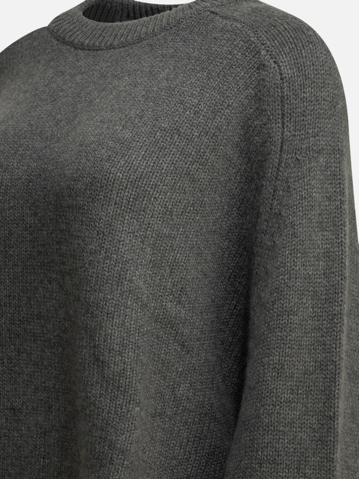 Lisa Yang "Karine" Crew-Neck Sweater Grey