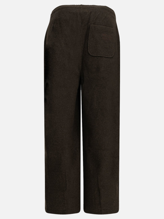 Maison Kitsuné Casual fleece pants Brown