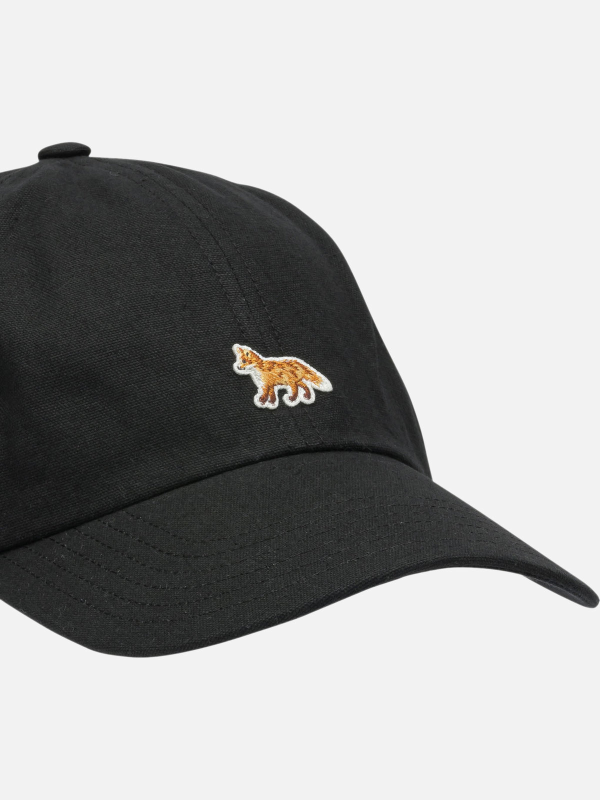 Maison Kitsuné "Baby Fox" Baseball Cap Black
