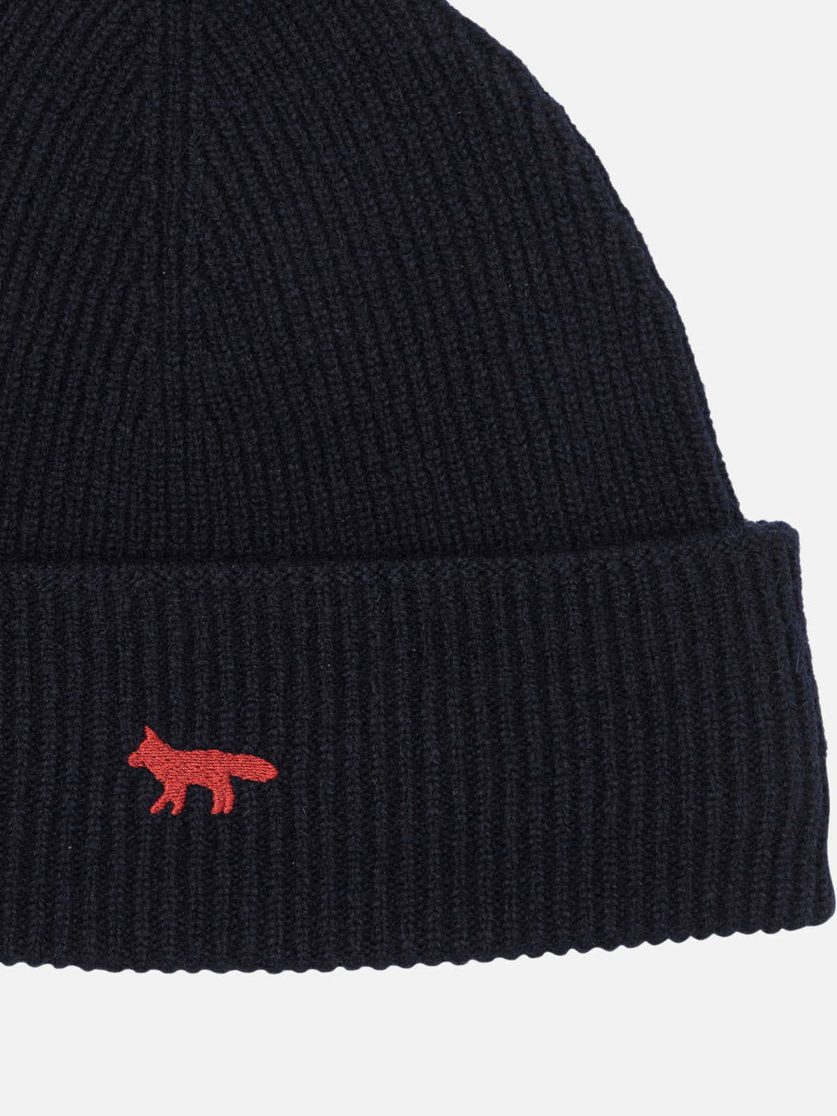 Maison Kitsuné "Profile Fox" Beanie Blue