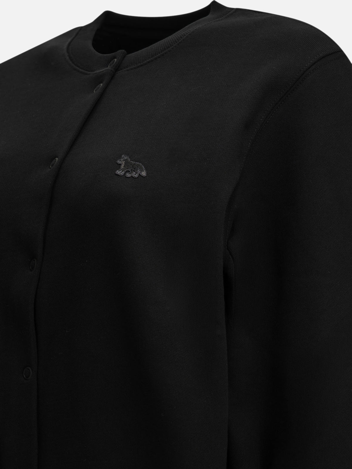 Maison Kitsuné "Baby Fox" Sweatshirt Cardigan Black