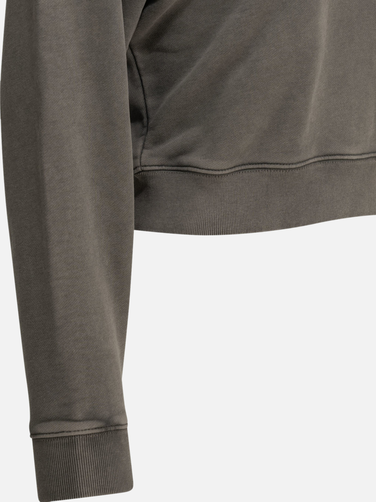 Maison Kitsuné Crewneck sweatshirt with logo Grey