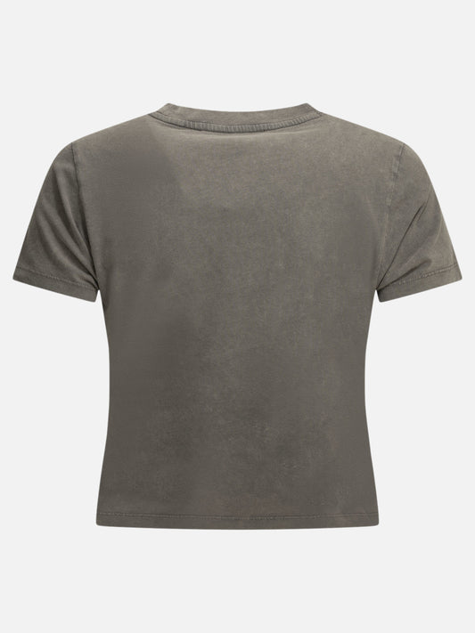 Maison Kitsuné "Faded" Crew-Neck T-Shirt Grey