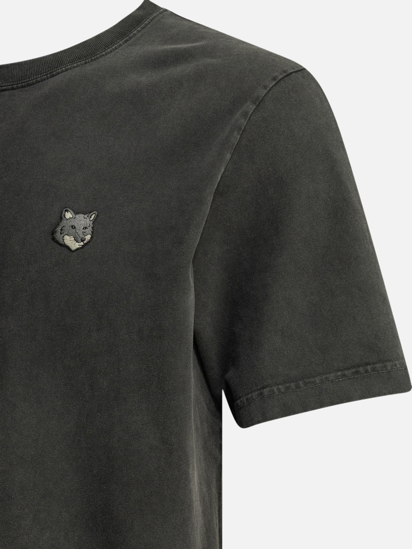 T-shirt girocollo Logo Nero - Maison Kitsuné Uomo | PDP | VIETTI Online Store | Zoom-Modal_4