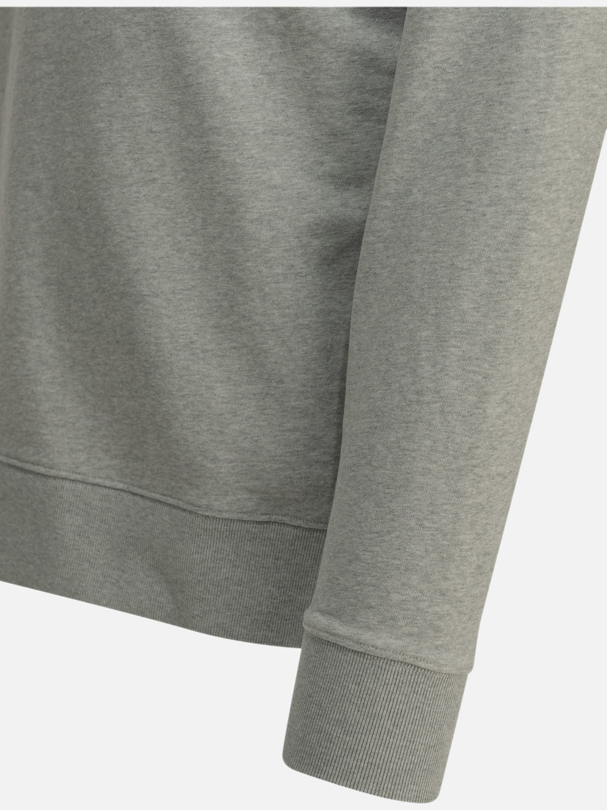 Maison Kitsuné "Fox Head" Crew-Neck Sweatshirt Grey