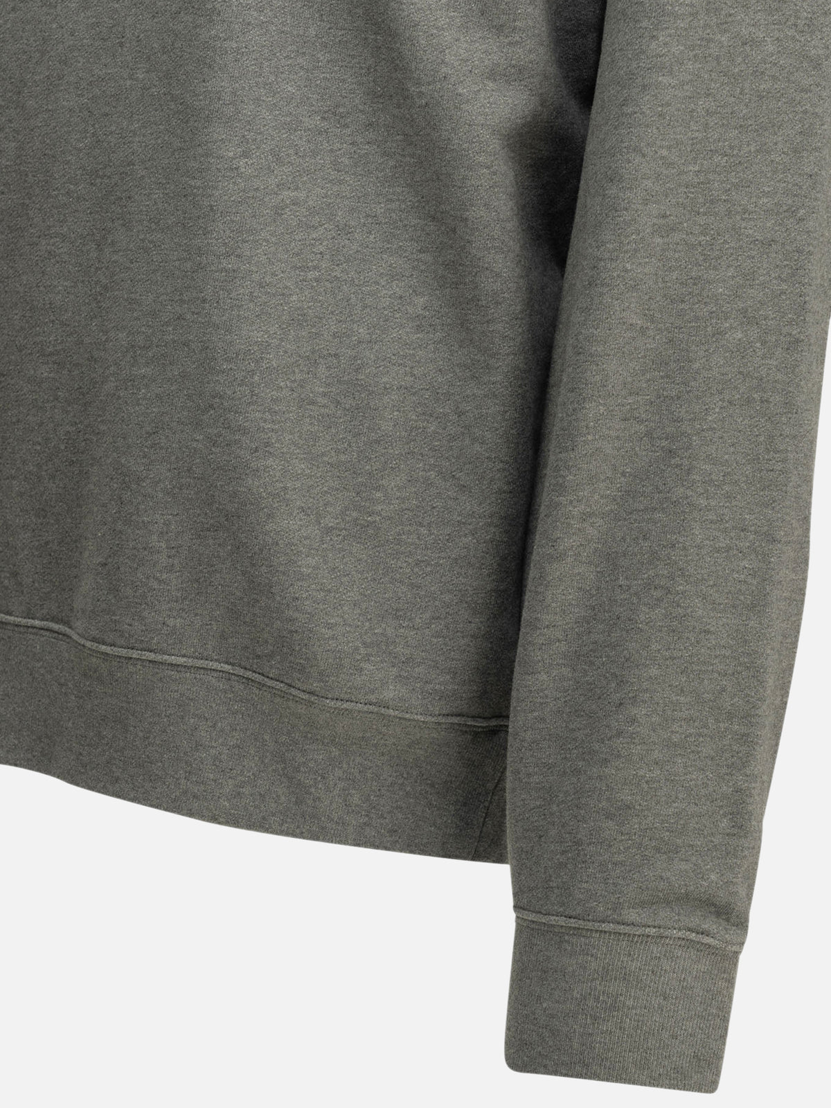 Maison Kitsuné "Fox Head" Crew Neck Sweatshirt Grey