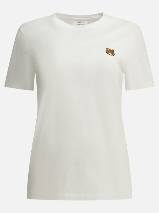 Maison Kitsuné "Fox Head" Crew-Neck T-Shirt White