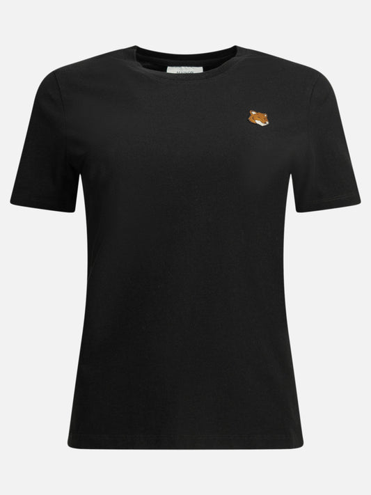 Maison Kitsuné "Fox Head" Crew-Neck T-Shirt Black