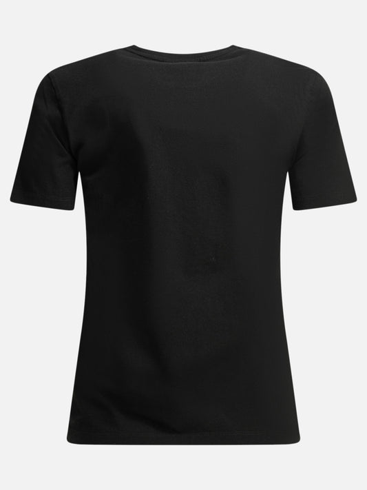 T-shirt girocollo Logo Nero - Maison Kitsuné Donna | PDP | VIETTI Online Store | 2