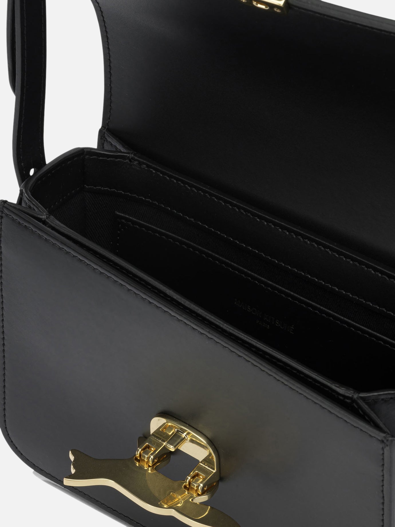 Borse piccole 100% bovine leather - Lining: 100% cotton Nero - Maison Kitsuné Donna | PDP | VIETTI Online Store | Zoom-Modal_5