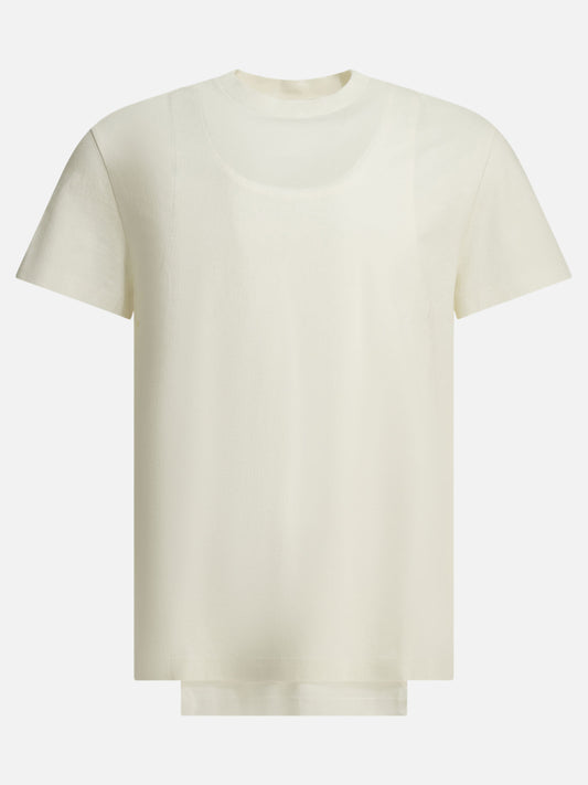Maison Margiela "Double Layer" Crew-Neck T-Shirt White