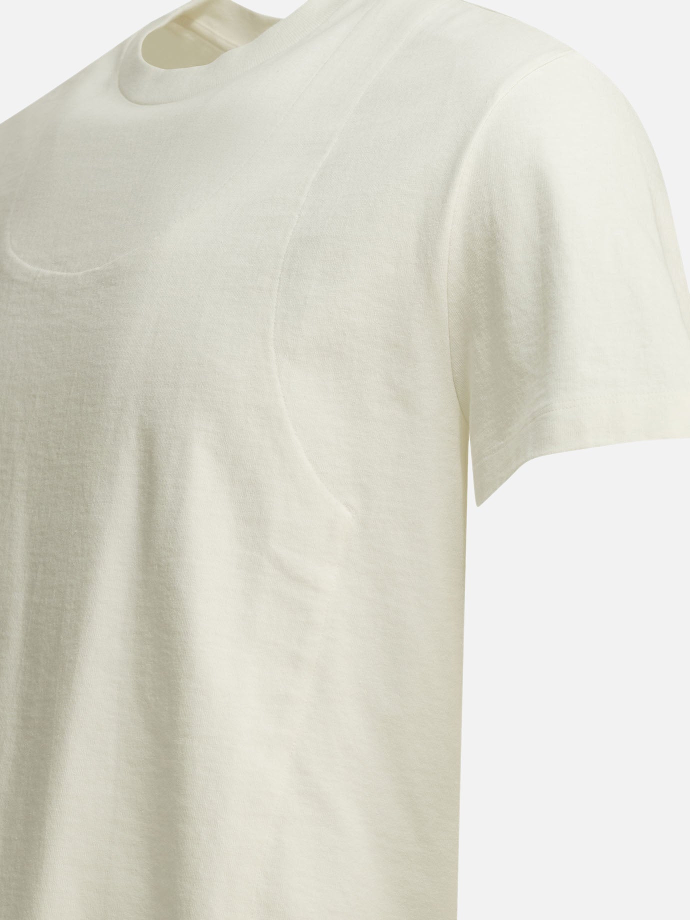 T-shirt girocollo Solid colour Bianco - Maison Margiela Donna | PDP | VIETTI Online Store | Zoom-Modal_4