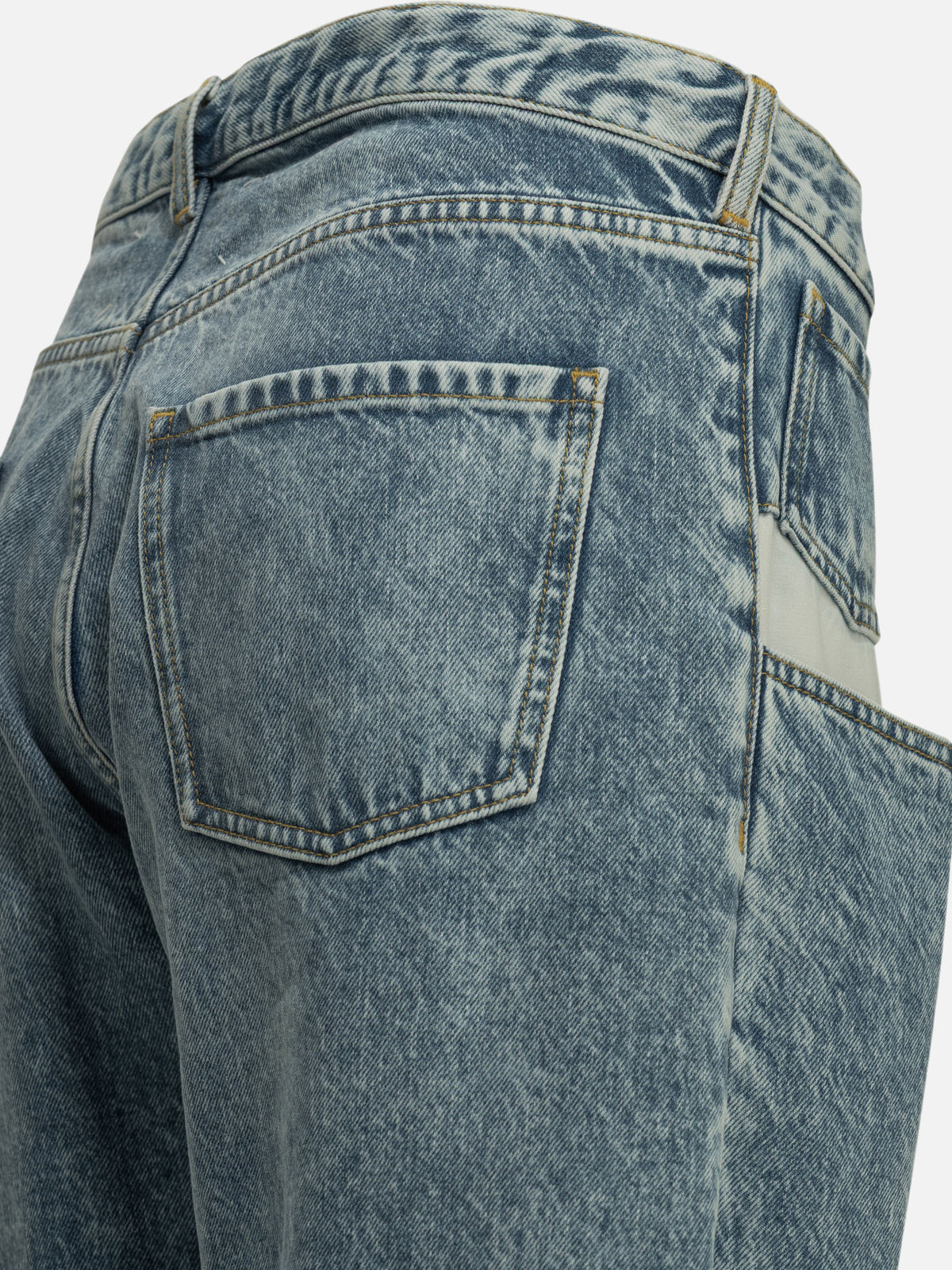Maison Margiela "Boyfriend" Straight-Leg Jeans Light blue