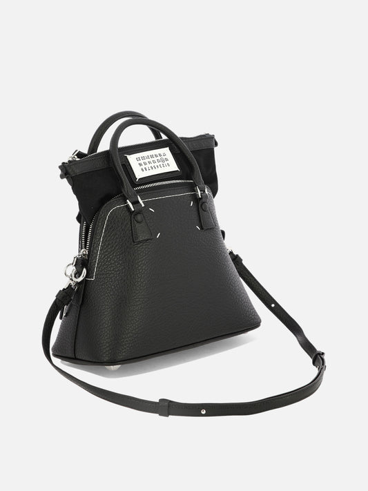Small bags 100% cow leather - Secondary fabric: 79% cotton 16% polyester 5% other fibres - Lining: 100% cotton - Other fabric: 100% zamak - Other fabric: 100% brass Black - Maison Margiela Women | PLP | VIETTI Online Store | 2