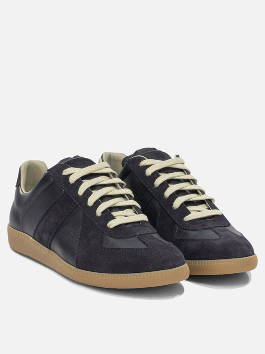 Maison Margiela "Replica" Low-Top Sneakers Blue