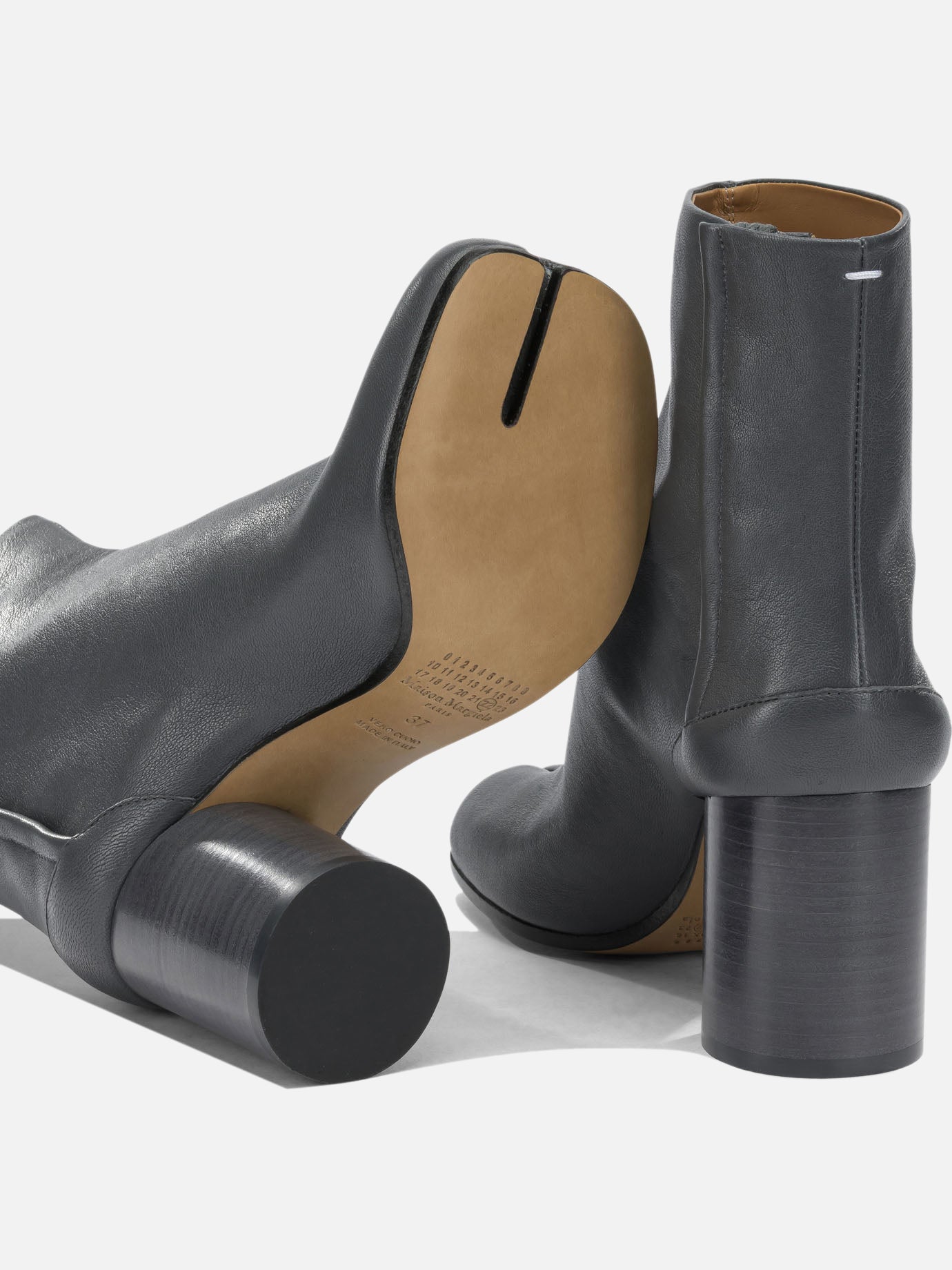 Stivaletti con zip 100% sheep leather - 100% cow leather Grigio - Maison Margiela Donna | PDP | VIETTI Online Store | Zoom-Modal_5