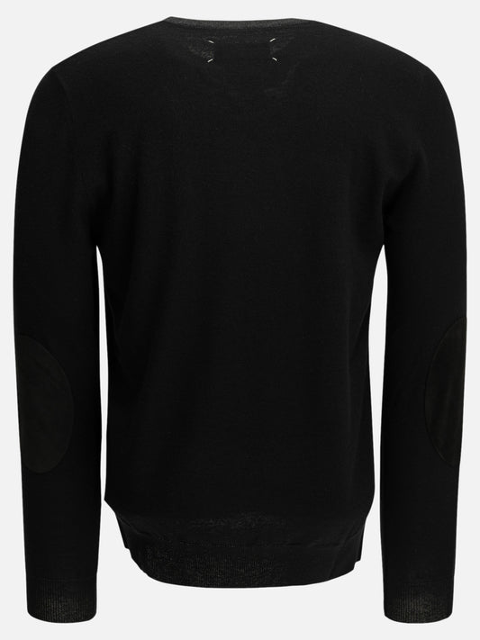 Maison Margiela Wool crewneck sweater Grey