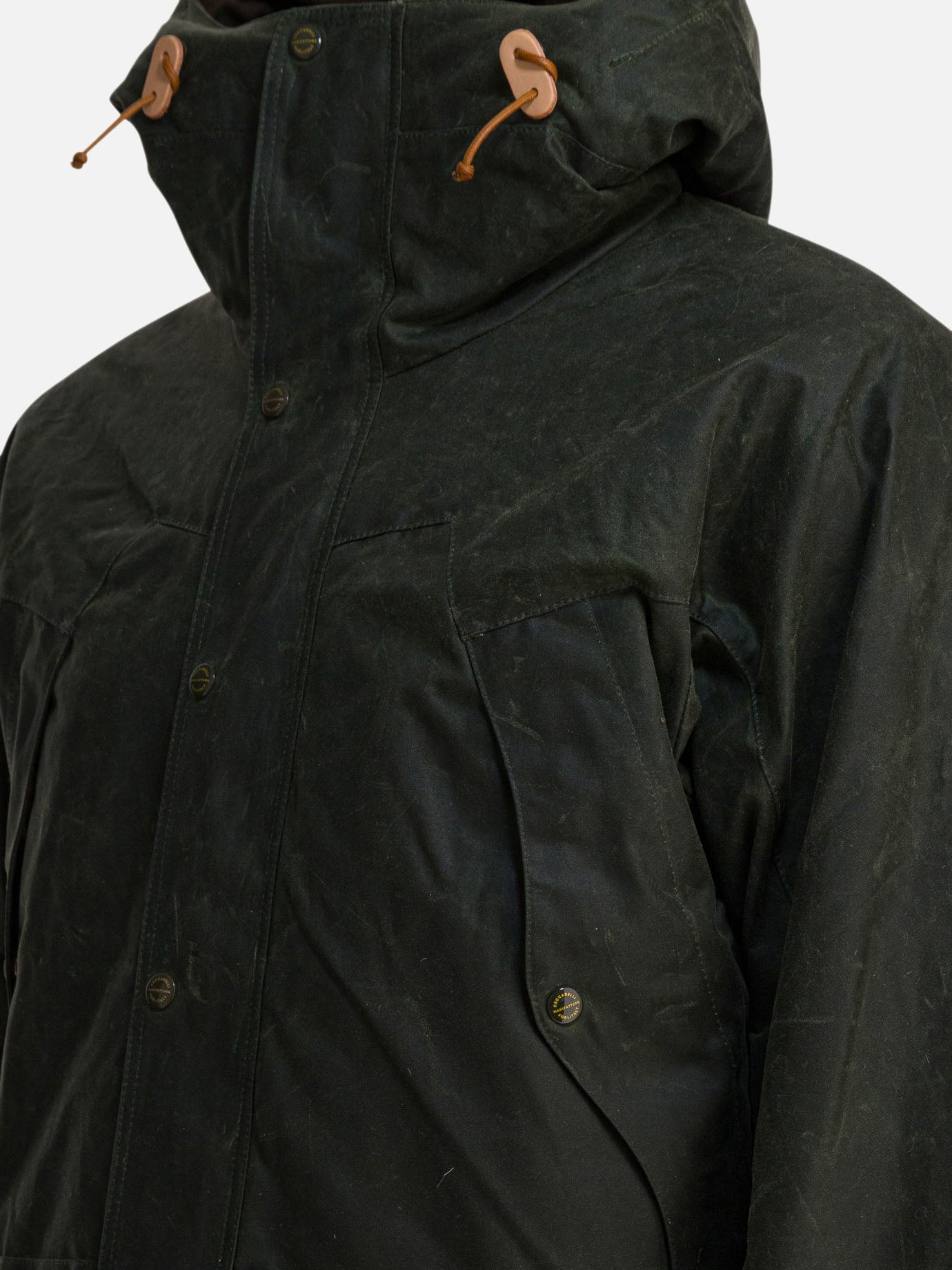 Parkas Solid colour Green - Manifattura Ceccarelli Men | PDP | VIETTI Online Store | Zoom-Modal_4