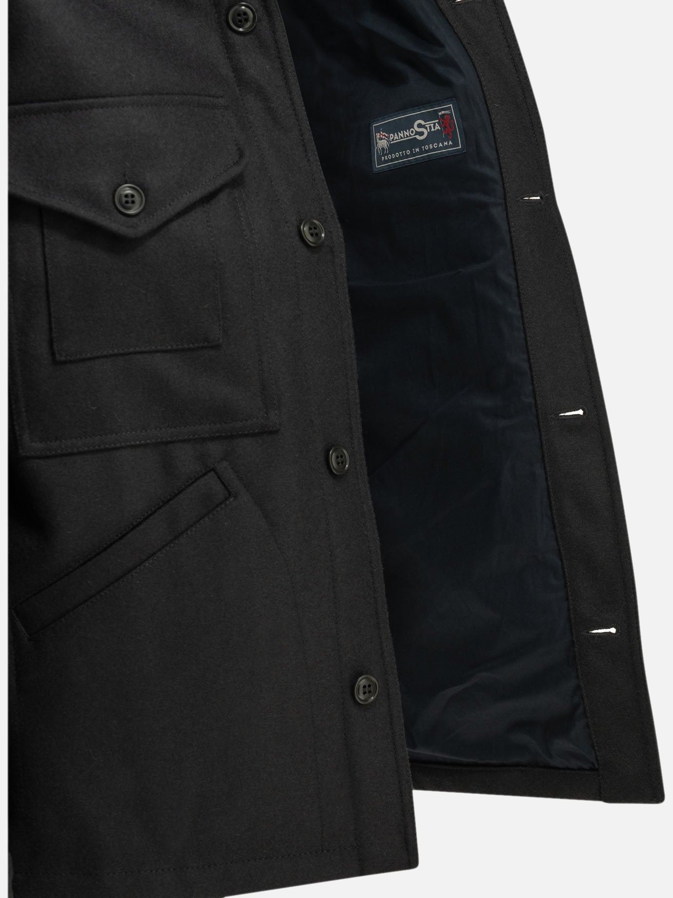 Short coats Solid colour Blue - Manifattura Ceccarelli Men | PDP | VIETTI Online Store | Zoom-Modal_4