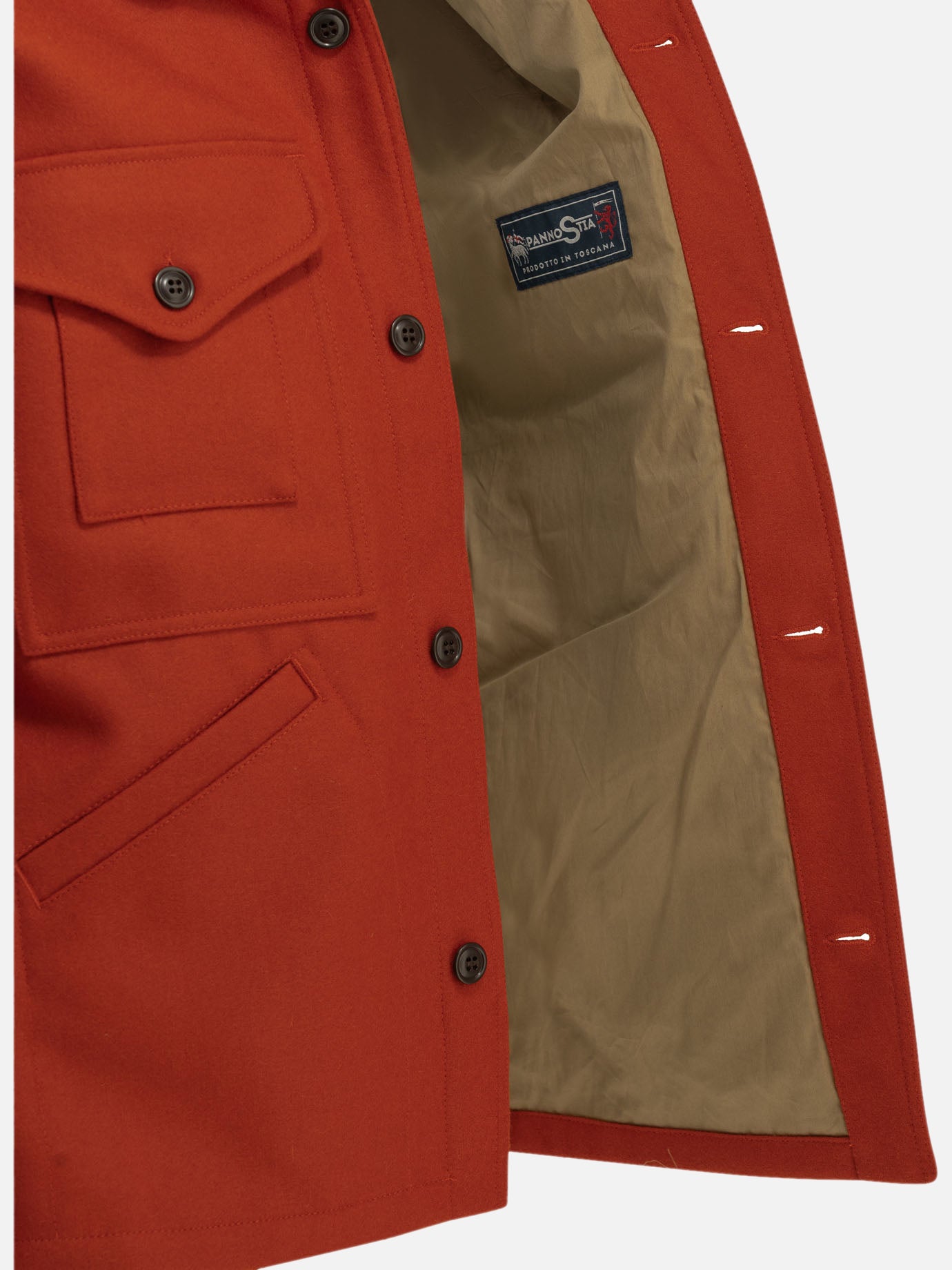 Short coats Solid colour Red - Manifattura Ceccarelli Men | PDP | VIETTI Online Store | Zoom-Modal_4