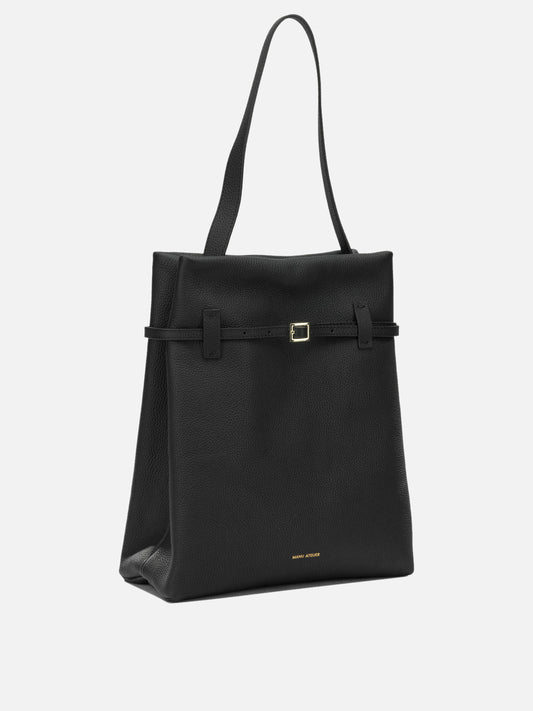 Medium bags 100% calf leather - Lining: 100% polyester Black - Manu Atelier Women | PLP | VIETTI Online Store | 2