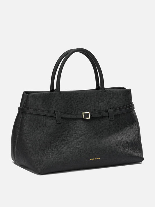 Medium bags 100% calf leather - Lining: 100% polyester Black - Manu Atelier Women | PLP | VIETTI Online Store | 2